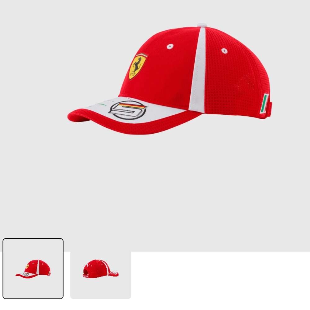 Ferrari Kids Red Cap